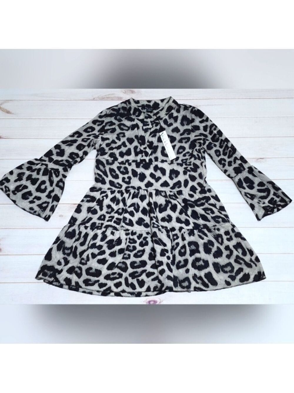 Nicole Miller New York Women's Animal Print Tunic Small - New With Tags